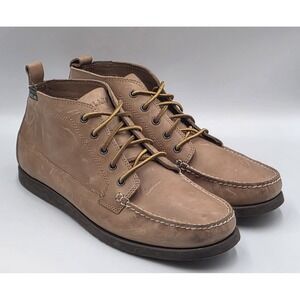 Eastland Men's Seneca Camp 13 D Tan Khaki Suede Lace Chukka Huckberry Moc Boots